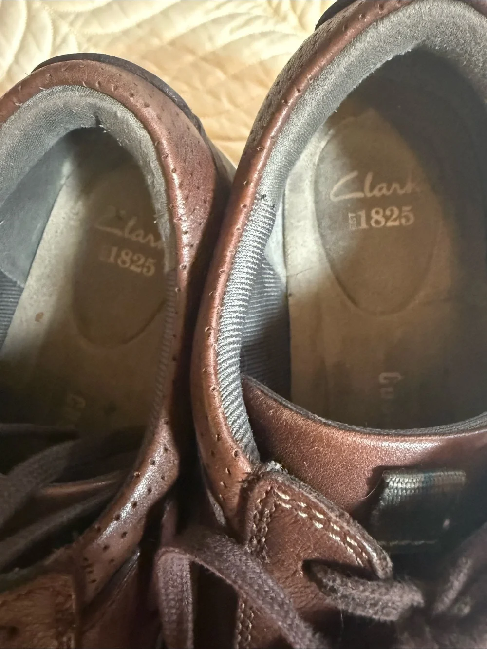 Clarks Men's Brown Leather Lace-Up Casual Shoe